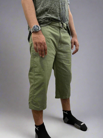 Green Halal 3/4 Shorts